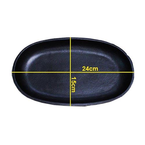 [HCM]Chảo Gang Chống Dính Oval Đa Năng Cỡ Trung