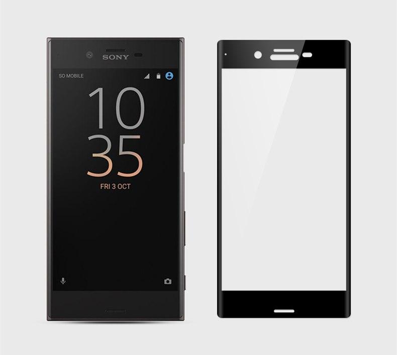 Miếng Dán Cường Lực 4D Full Màn cho Sony XZ Premium (Đen)