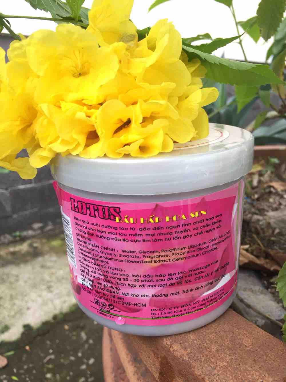 Hấp dầu hoa Sen LoTus 500ml mượt tóc
