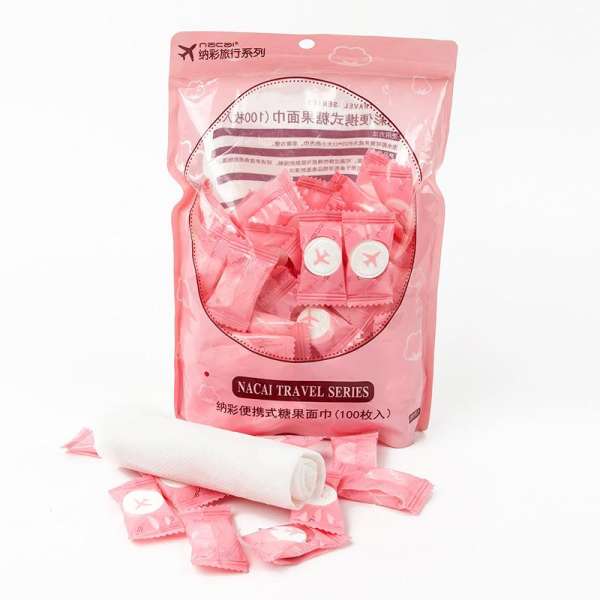 SYD # Mini 100 chiếc Du Lịch Cotton Nén Khăn Dùng Một Lần Magic Gối Tay Dã Nhỏ Gọn Khăn Mặt Khăn Lau