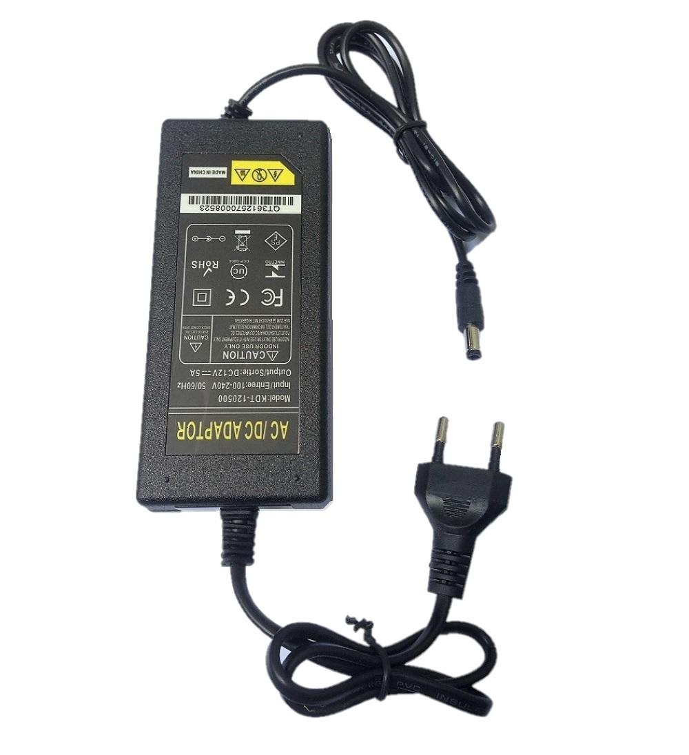 Adapter 12v 5a cấp nguồn cho đầu ghi camera màn hình lcd