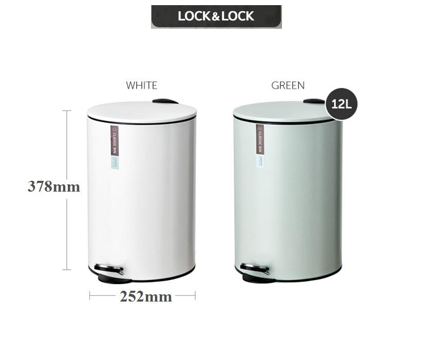 Thùng đựng rác inox Lock&Lock BYP103 12L