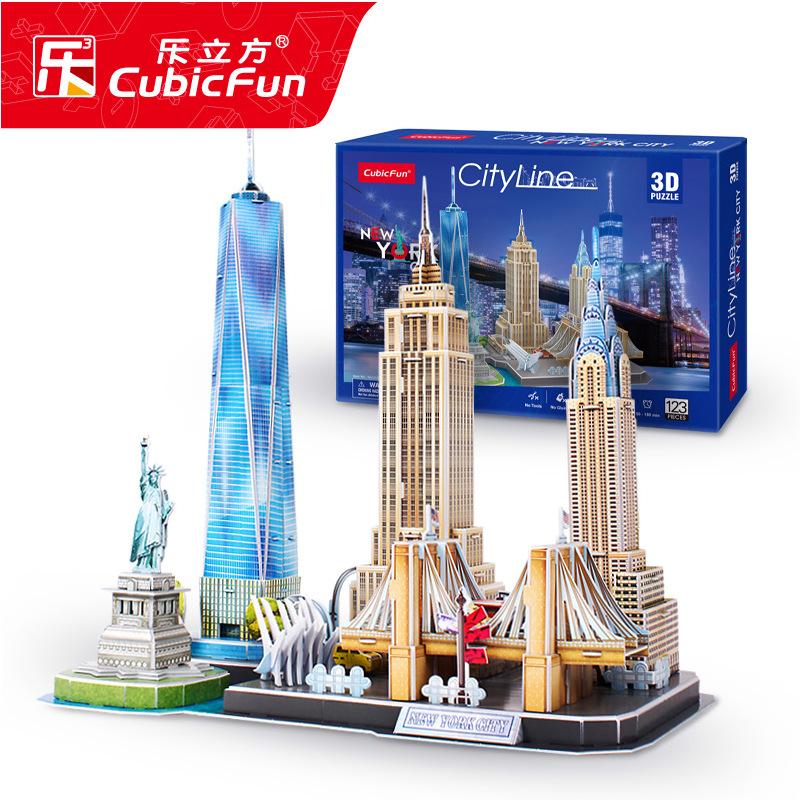 Đồ chơi mô hình lắp ráp giấy CubicFun 3D - Thành phố New York