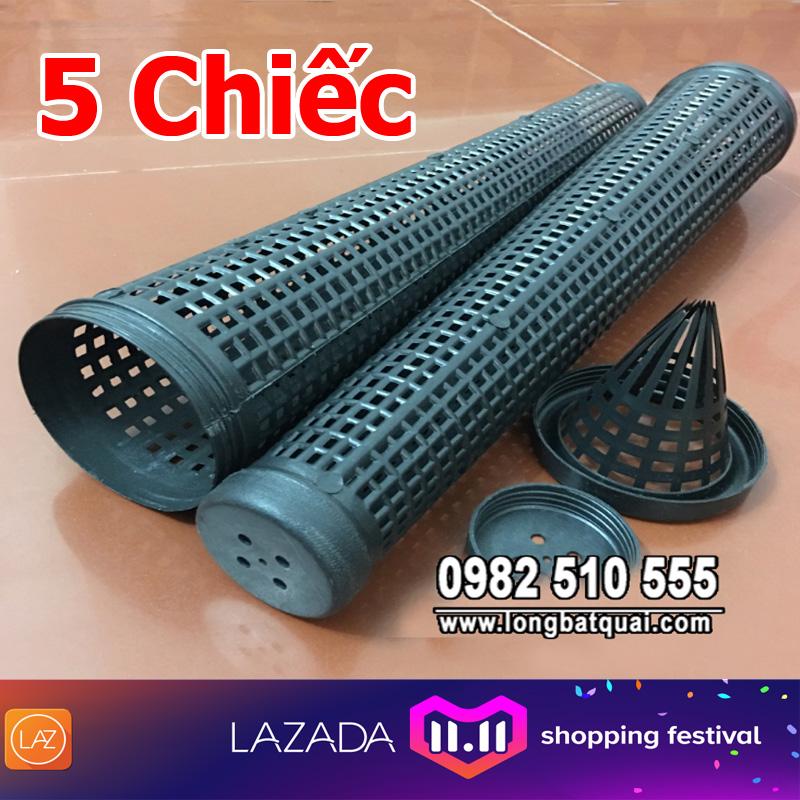 5 Chiếc Ống bẫy lươn 45cm x 8.5cm ( longbatquai.com )