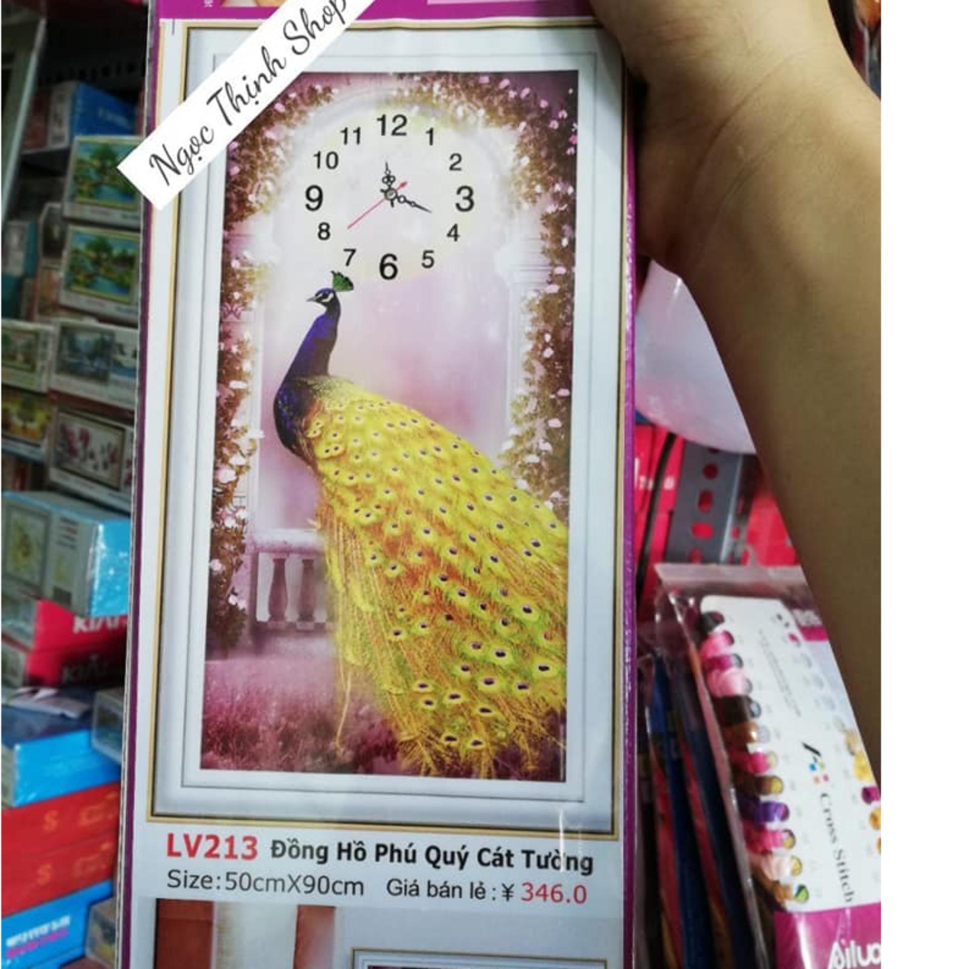 Tranh đính đá phú quý cát tường lv213-ngocthinhshop