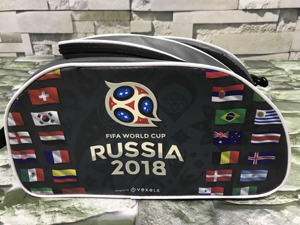 Túi đựng giày thể thao 2 ngăn 3D World Cup