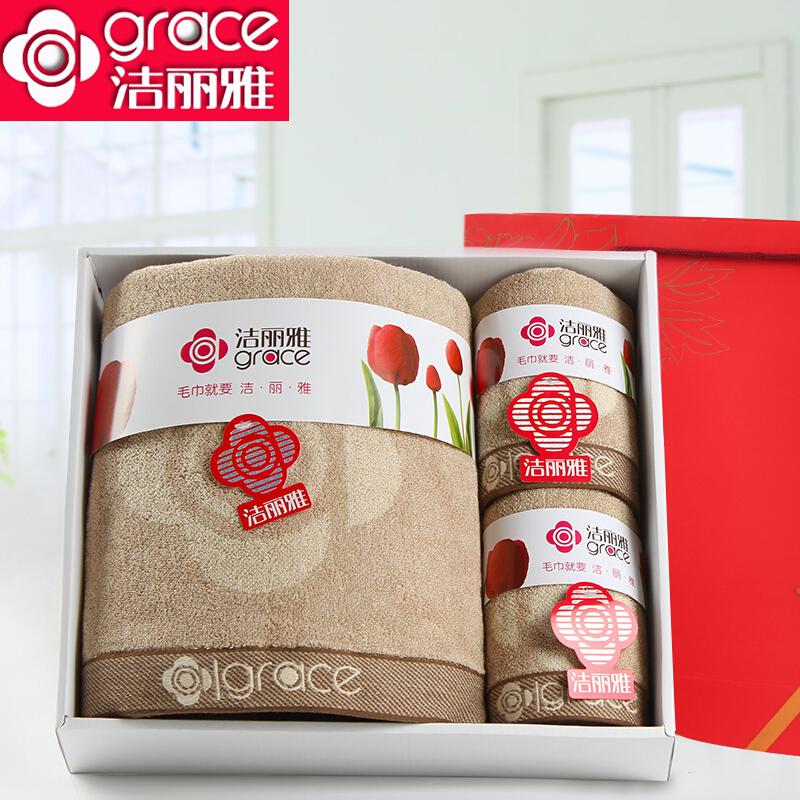 Grace 100% Cotton Đồ Gia Dụng Người Lớn Khăn Mặt Khăn Tắm