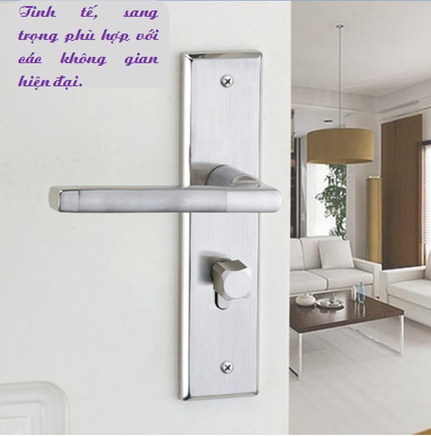 Khóa cửa tay gạt Inox Canadi MS6A