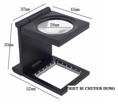 [HCM]Kính lúp có đèn soi mật độ sợi vải