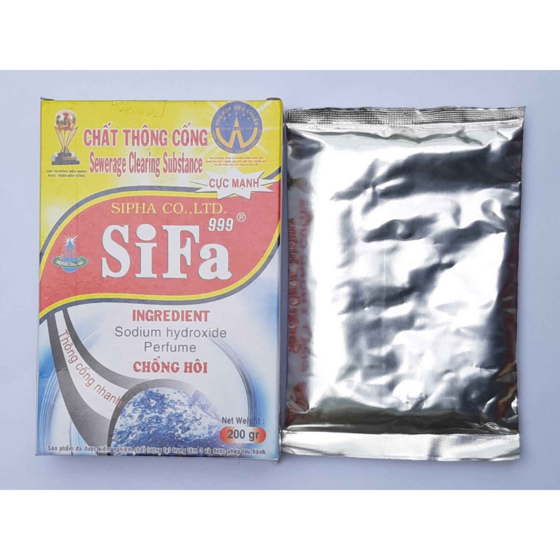 Bột Thông Tắc Cống Cực Mạnh Chống hôi -200g Sifa