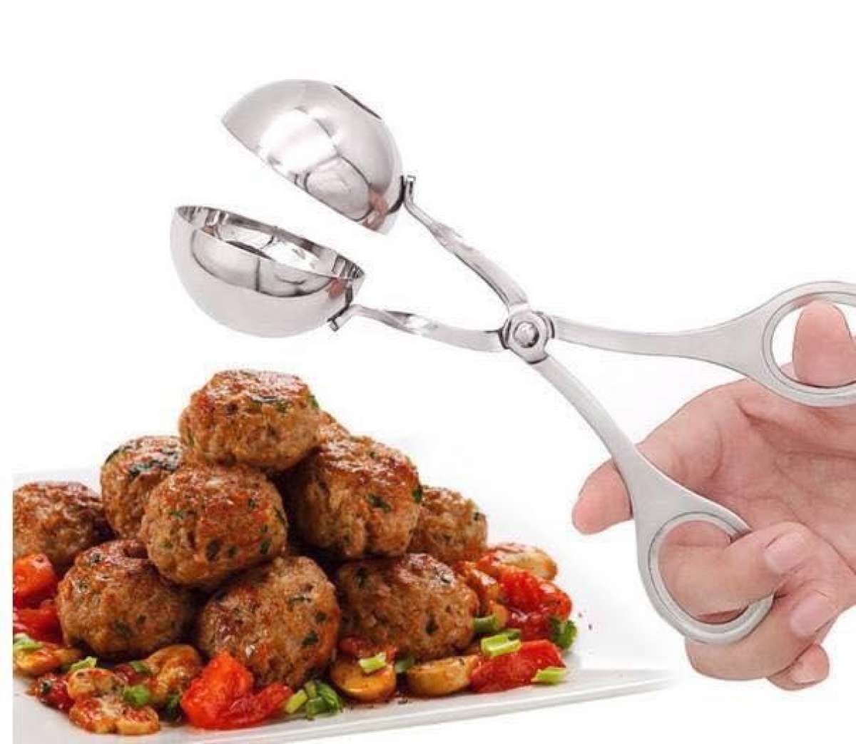 Dụng cụ kẹp làm thịt viên, cá viên… tiện dụng bằng Inox 304
