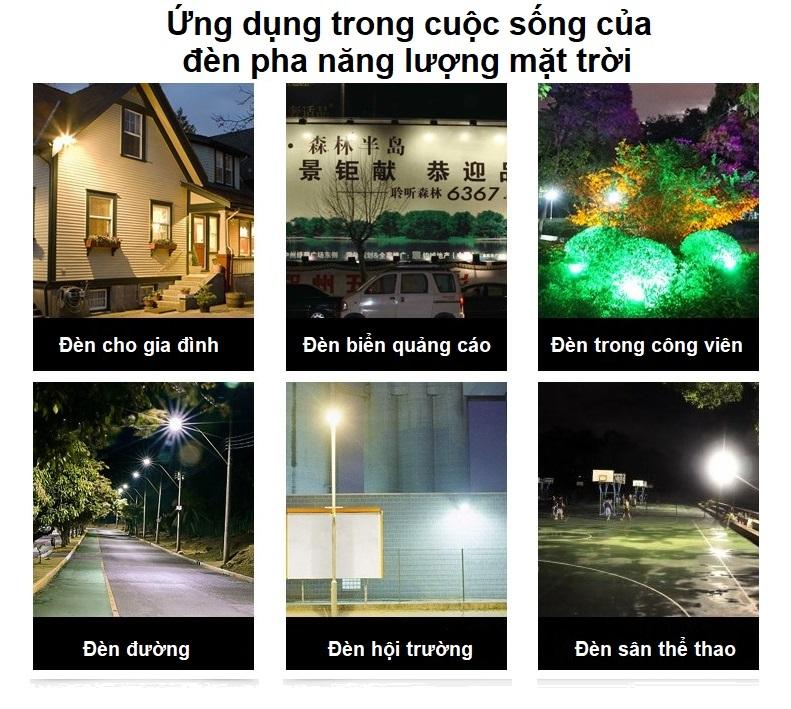 Đèn Led năng lượng mặt trời chống nước Can Mei Jia - Đèn Led ngoài trời 100W