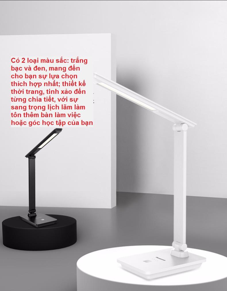 Đèn bàn Led cao cấp Panasonic HH-LT0628 - màu trắng/ 0629 - màu đen