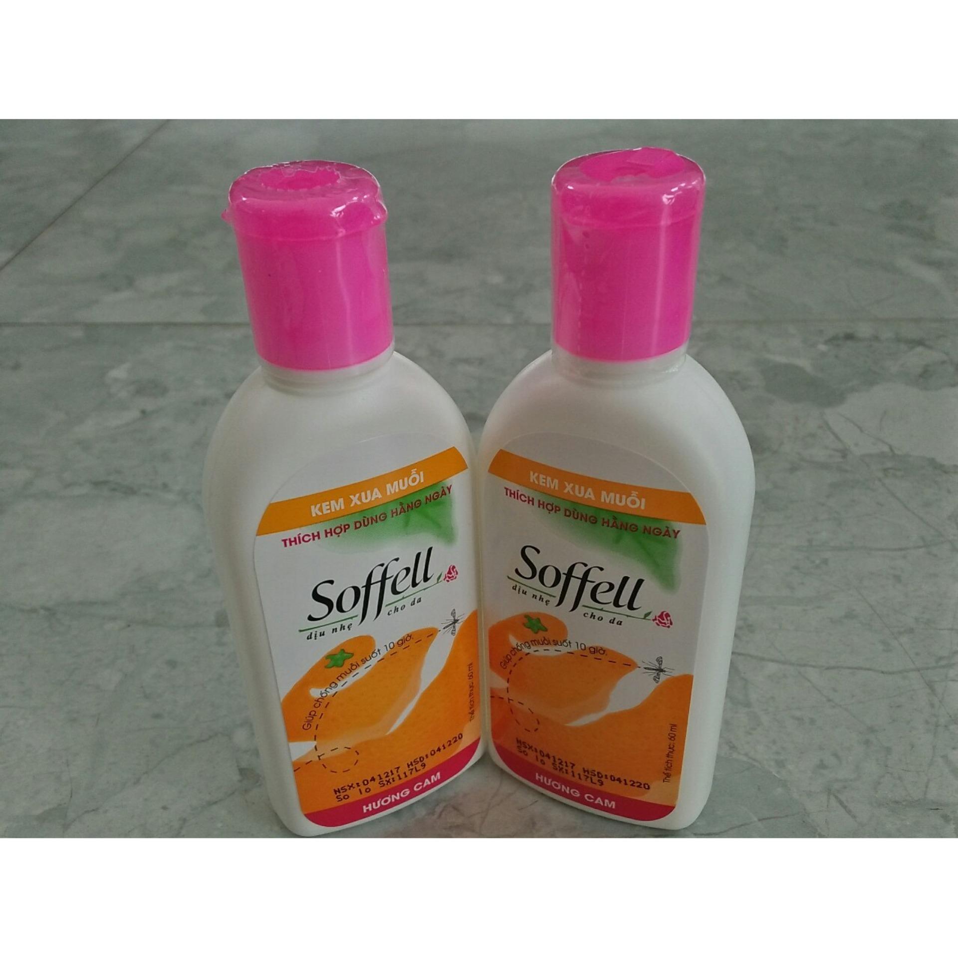 Kem chống muỗi hương cam Soffell  60ml