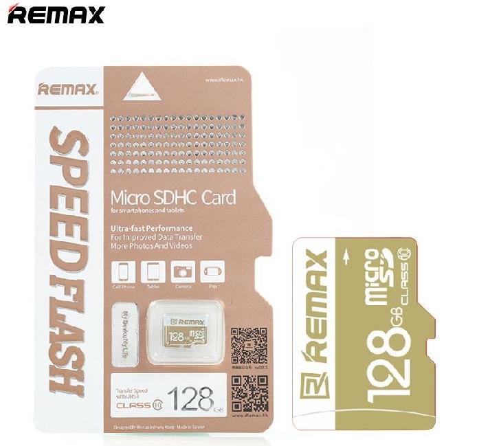 THẺ NHỚ MICROSD REMAX 128GB CLASS 10 CHUYÊN DỤNG CHO CAMERA