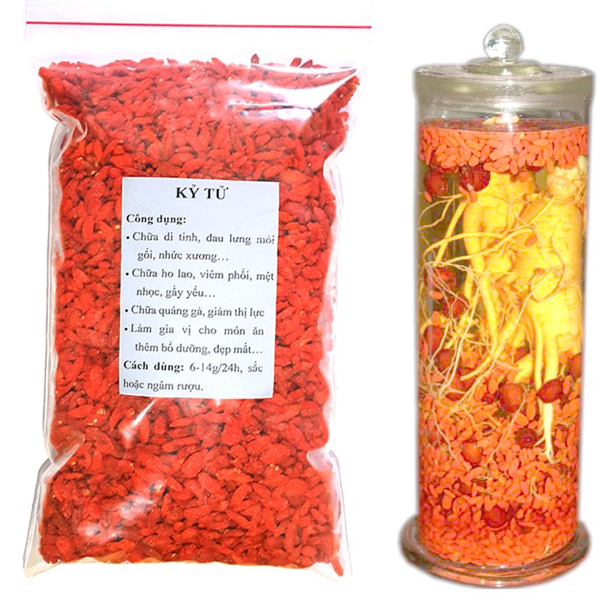 Kỷ Tử 1kg - Loại tốt - Ảnh thật  (Kỳ tử, Khởi tử)