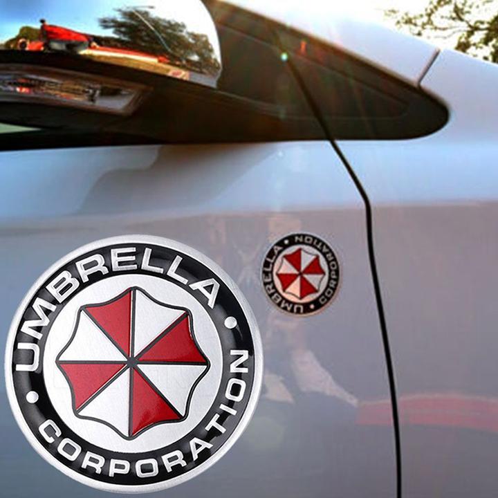 RẺ VÔ ĐỊCH Logo Umbrella dán trang trí xe (UM1)