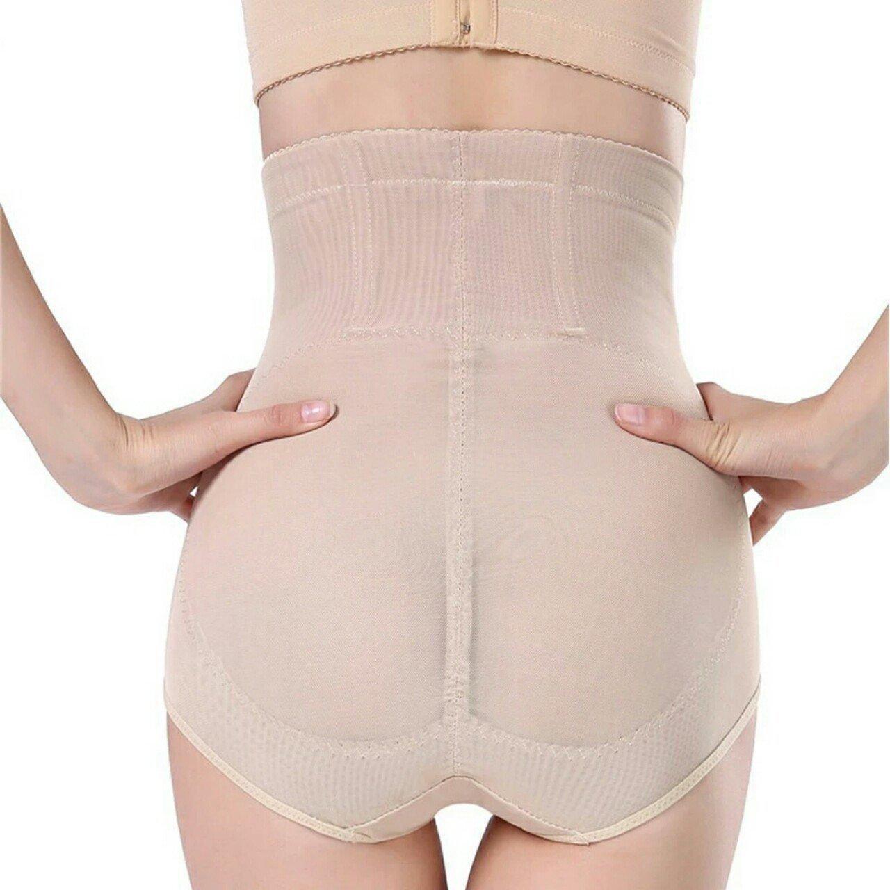 quần gen nịt bụng cạp cao có thanh chống cuộn