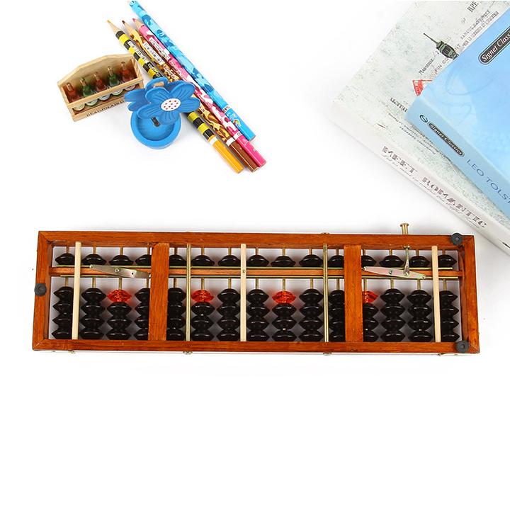 Bàn tính soroban gỗ cao cấp