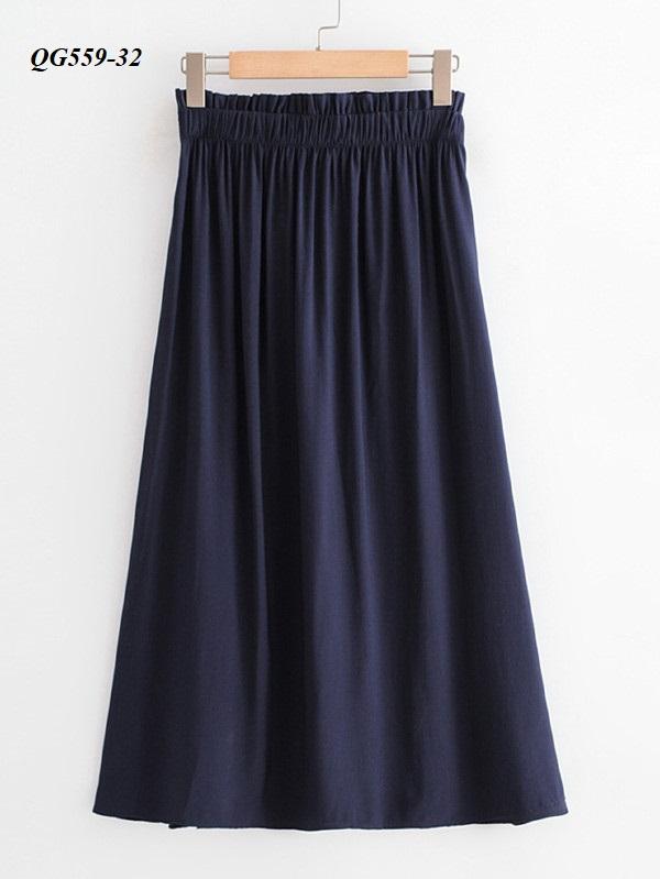 CHÂN VÁY THIẾT KẾ PHỐI NÚT - SIZE S-6XL