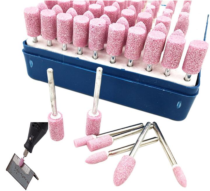 Bộ đá mài khắc, đánh bóng 100 chi tiết trục 3mm