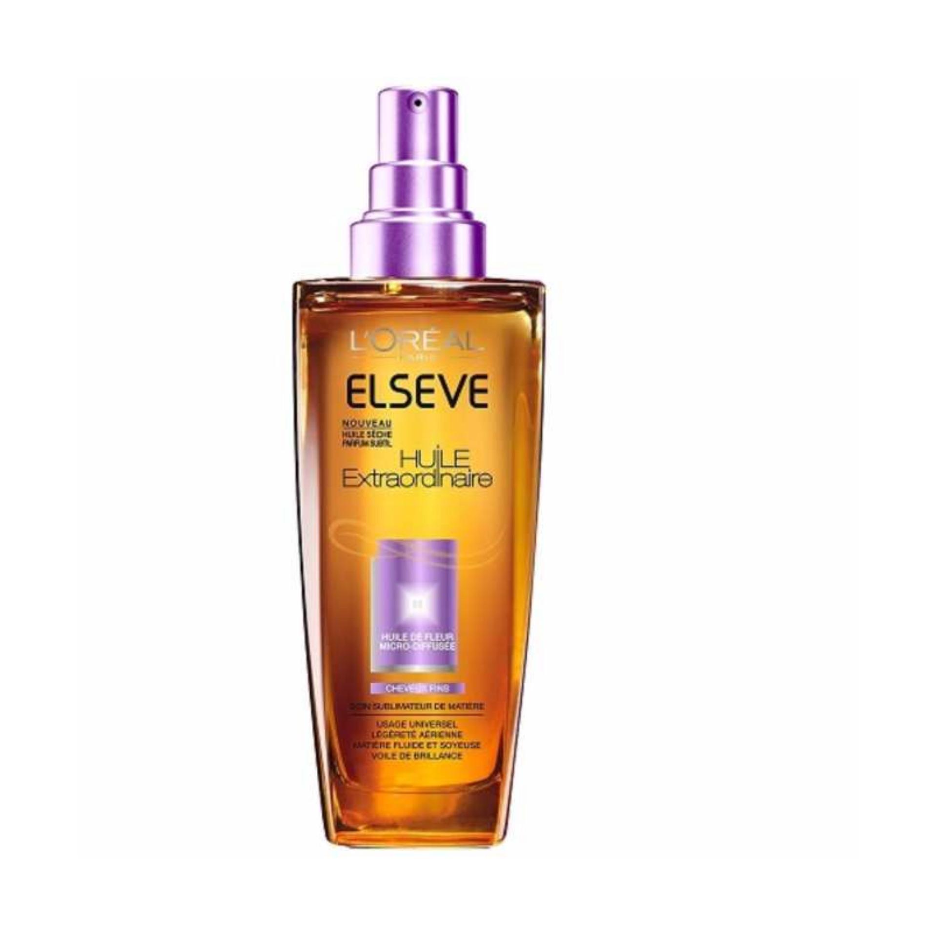 Tinh dầu dưỡng dành cho tóc mỏng LOreal Elseve Huile Extraordlnaire 100ml - Pháp