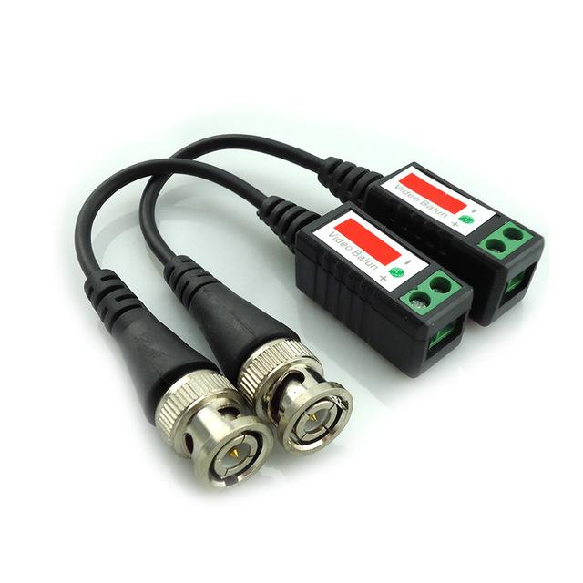 Cặp Jack balun 5MP thi công camera