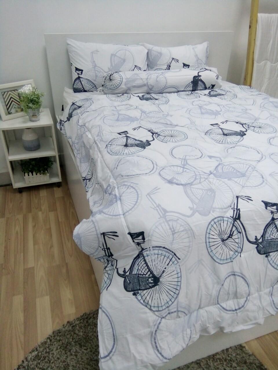 Bộ chăn ga gối studio one - Bikes 1.6 x 2.0m