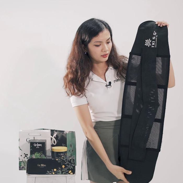 [HCM]Kem tan mỡ Goslim + Đai nịt bụng