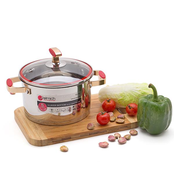 Nồi Inox 304 Elmich RED VELVET 22CM EL5269 - Bảo Hành 5 Năm