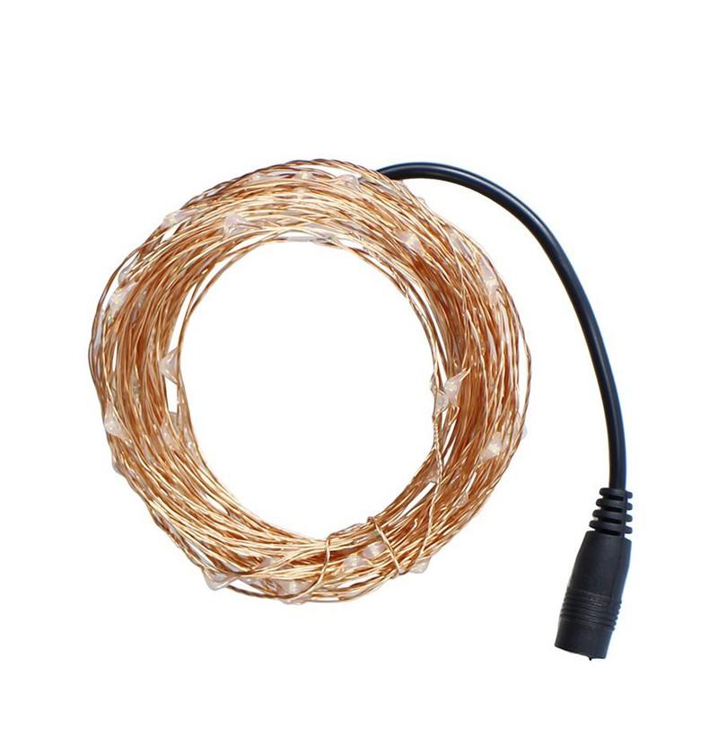 Đèn led đom đóm trang trí 10m dùng nguồn 220V