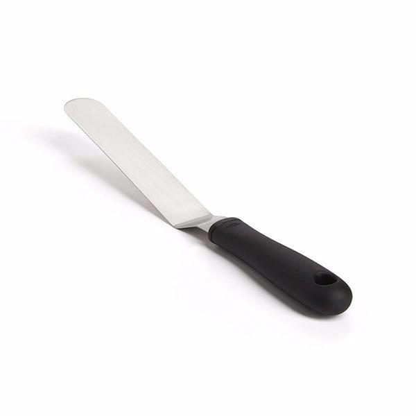 Dao chà láng inox cong cán nhựa 20cm