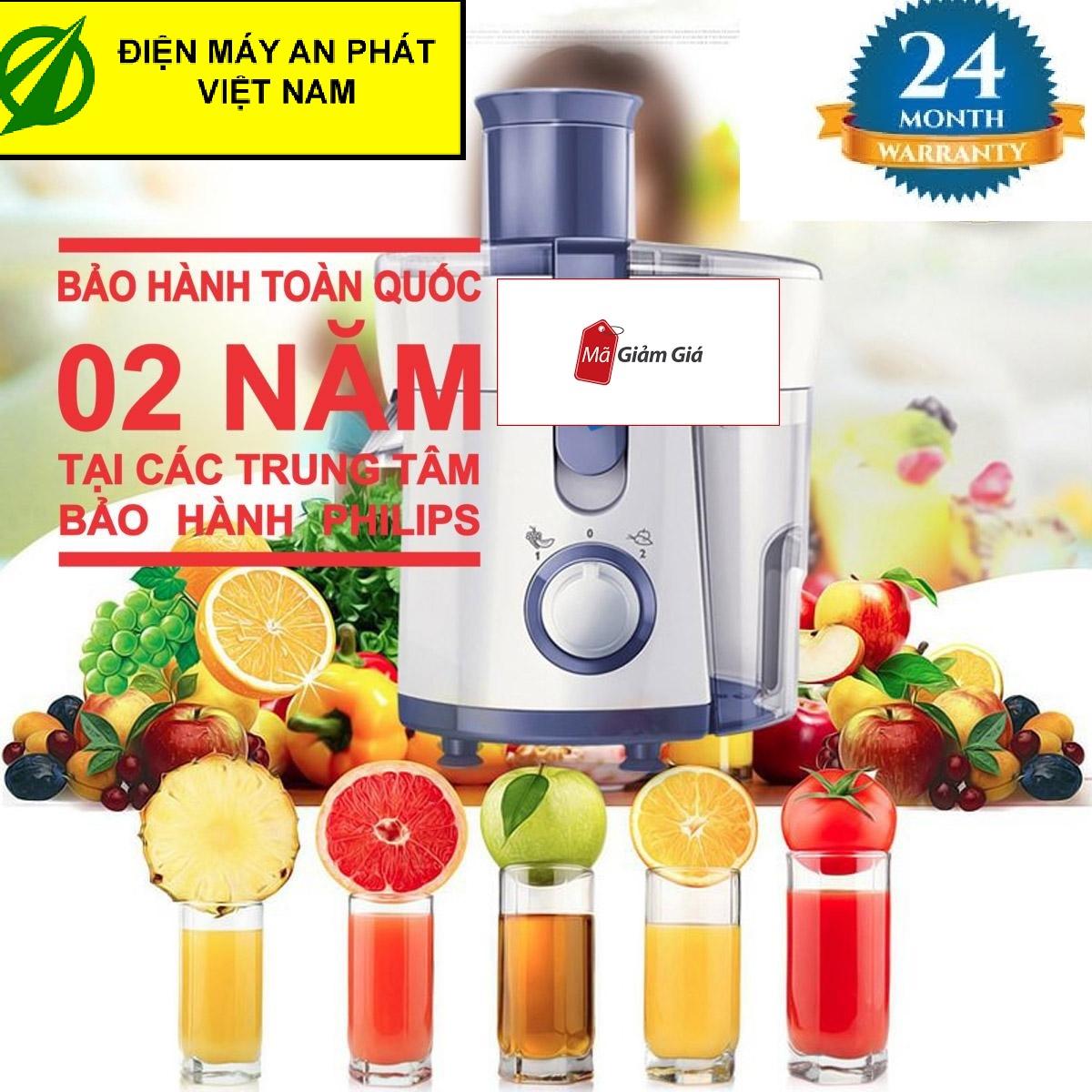 MÁY ÉP TRÁI CÂY PHILIPS HR1811 500ML (TRẮNG) - Hàng Công ty ( Bảo hành 2 năm trên toàn quốc)