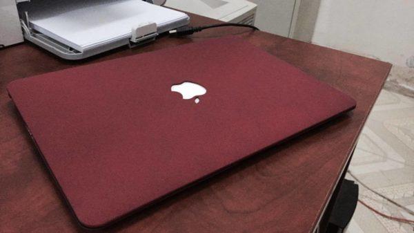 Ốp bảo vệ cho Macbook 13 Air - Đỏ Đô