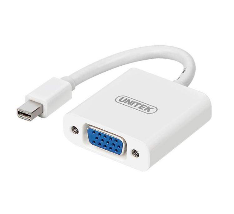 Cáp chuyển đổi Mini DisplayPort sang VGA Unitek Y-6327 (Trắng)