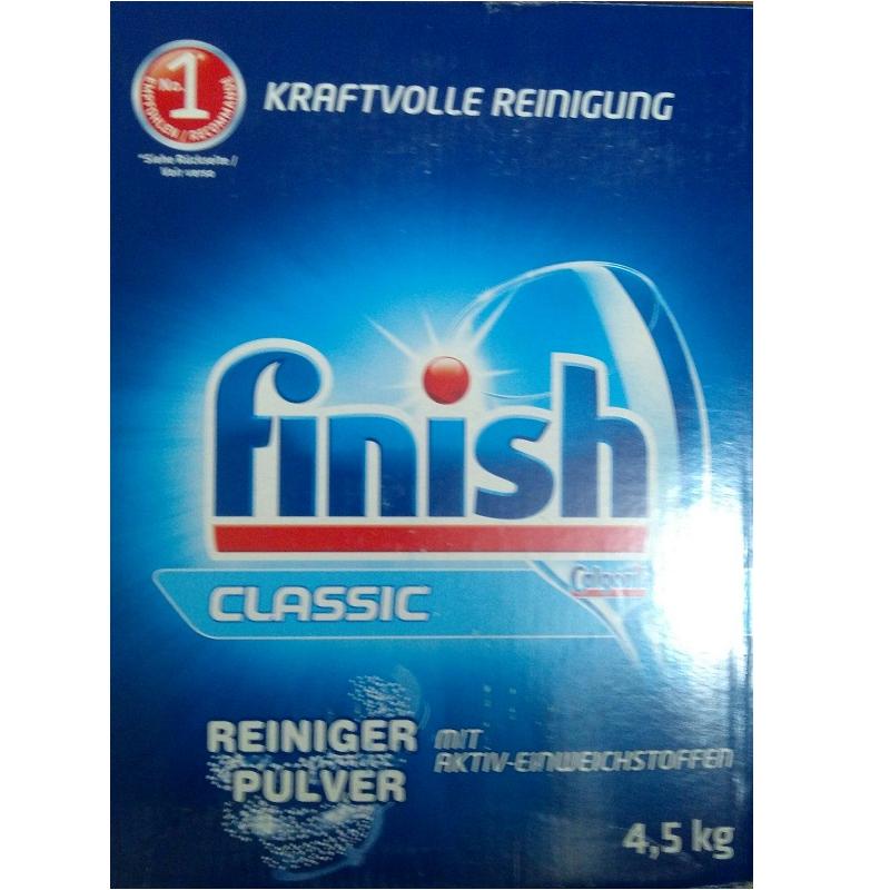 Bột rửa chén finish hộp 4,5kg (vt Somat ,Alio) DÙNG CHO MÁY