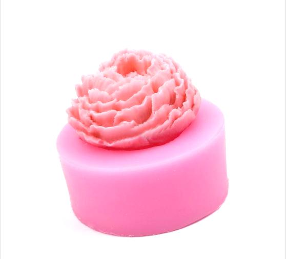 Khuôn rau câu silicon 3D Hoa Mẫu đơn đại