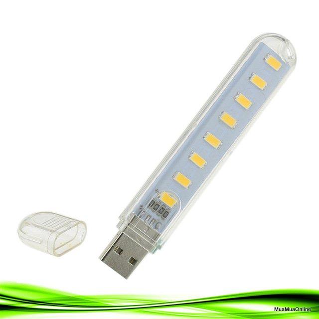Đèn Led 8 Bóng Siêu Sáng Cắm Cổng Usb