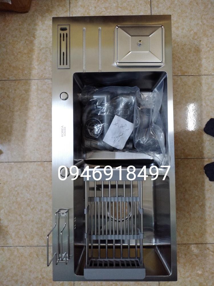 Chậu rửa bát inox 3 hố