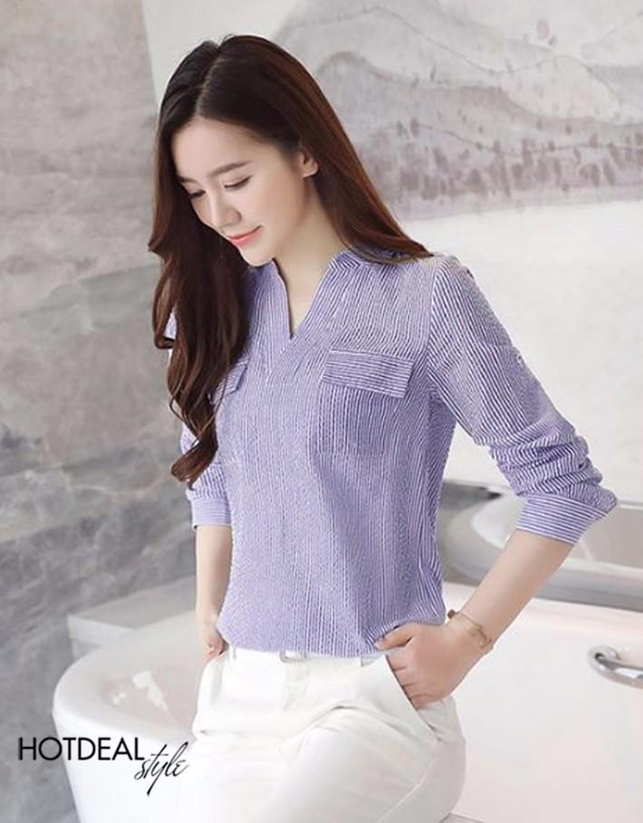 [HCM]Áo sọc janet