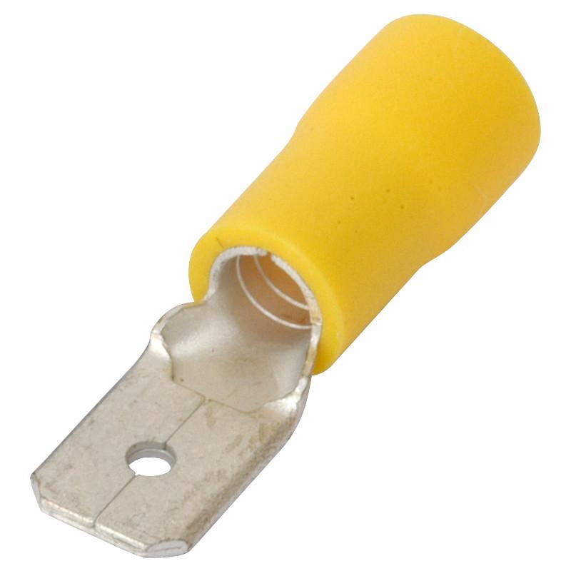 Đầu Cosse Đực 5.5 (100 cái/gói/màu) - Đầu Cốt Đực dùng cho dây 5.5 mm - Đầu cốt đực