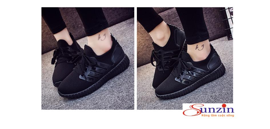 Giày thể thao nữ TVA9 (đen) size từ 35-40