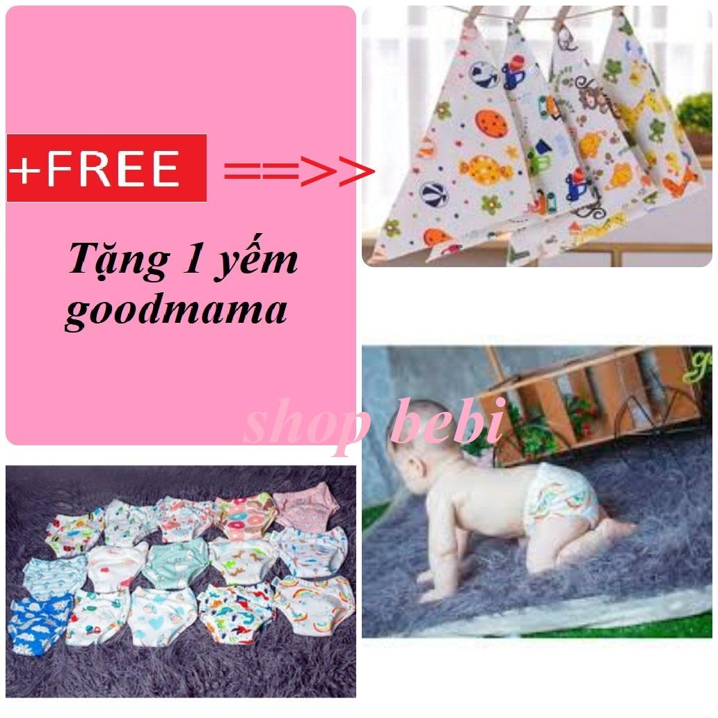 Combo 10 quần tập bỏ bỉm cao cấp cho bé hàng 7 lớp size 90 cho bé 7-9kg