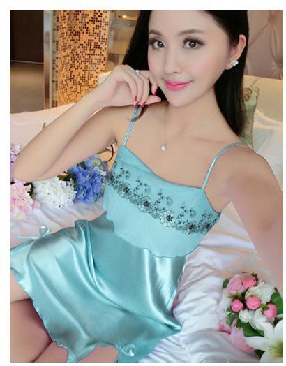 [HCM]Váy Ngủ Phi Bóng Voan Ngực Thêu Hoa CDANP01