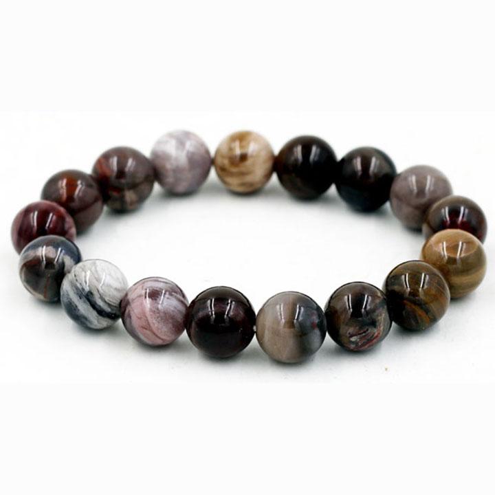 10 PCs 17 beads fossil beads bracelet, beads charms