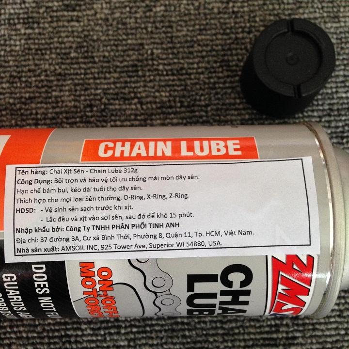 Chai xịt sên cao cấp AMSOIL CHAIN LUBE 312g