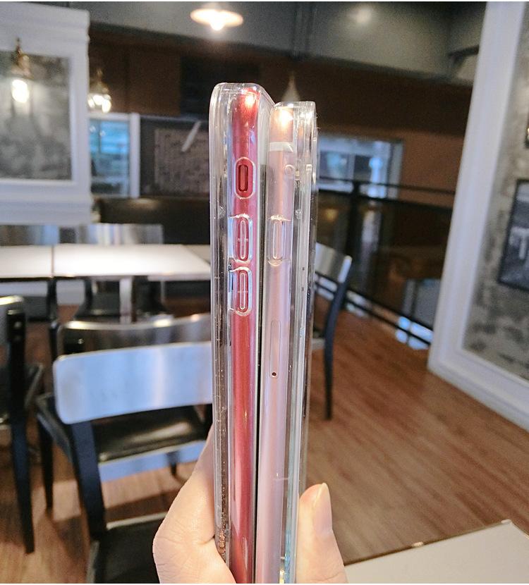 Ốp Lưng Nhũ Chảy Hoa - Iphone 6, 6plus, 7, 7plus, 8, 8plus, X, Xs