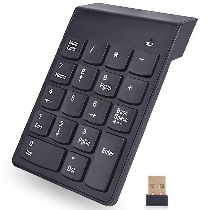 Bàn phím số không dây cho laptop Mini Number Keyboard giá rẻ