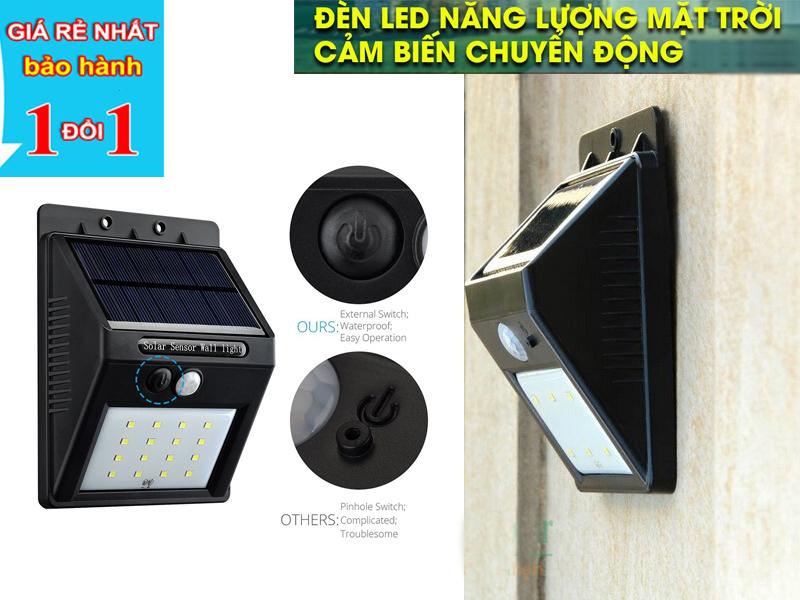 Thiet Bi Dien Nang Luong Mat Troi, Đèn Cảm Ứng Hồng Ngoại TMC 17, Đèn Led năng lượng mặt trời cảm biến Thông Minh, Giảm giá CỰC SỐC (-50%), Bảo hành uy tín 1 Đổi 1