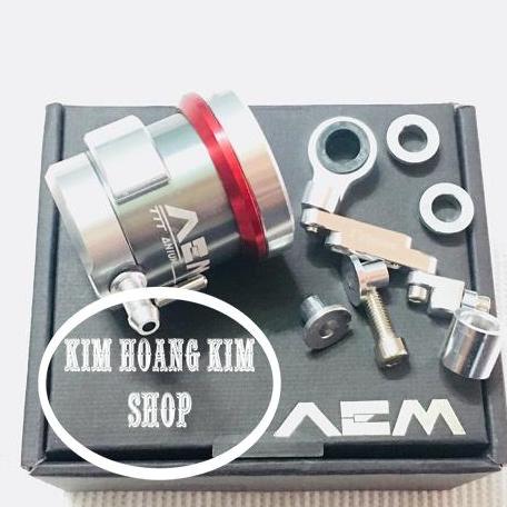 Bình Dầu AEM Titanium (màu Bạc) + pass bình dầu ri.zoma